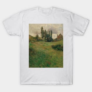 Dogs Running in a Meadow by Paul Gauguin T-Shirt